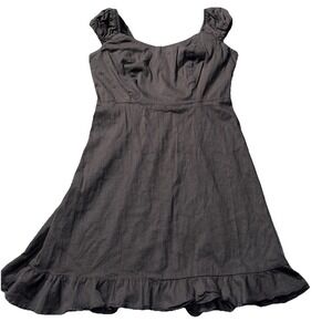 Old Navy Little Black Dress Womens Small Dark Fairy Grunge Smocked Mini